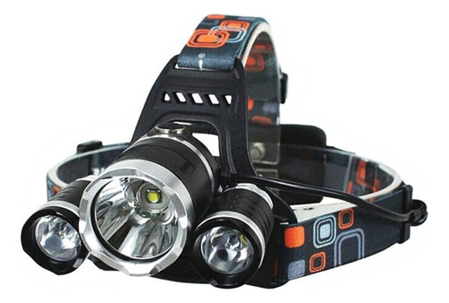Lanterna Cabeça Triplo 3 Led Profissional Farol Econômica Nf