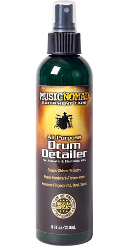 Fórmula Limpiadora P/batería Music Nomad Drum Detailer