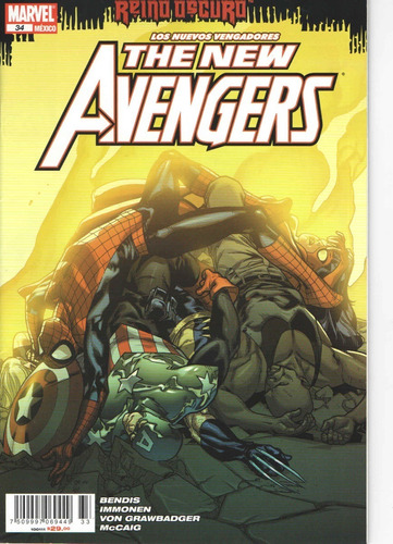 Comic Marvel The New Avengers 34 Reino Oscuro Español 