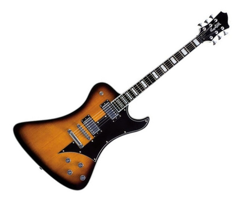 Guitarra Eléctrica Hagstrom Fant-tsb Fantomen Con Estuche Color Tobacco sunburst Material del diapasón Resinator Orientación de la mano Diestro