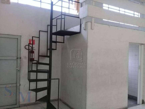 Salão Para Alugar, 370 M² Por R$ 12.000/mês - Parque Das Nações - Santo André/sp - Sl0937