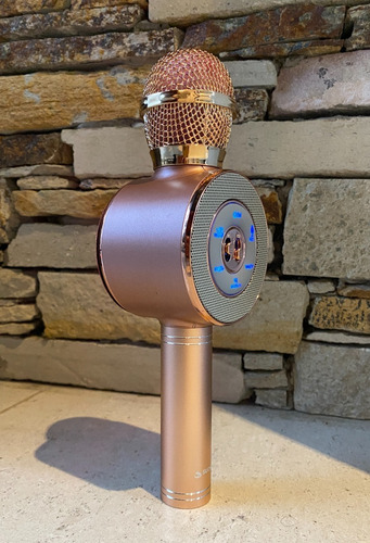 Microfono Karaoke Efecto Sonido Luz Audioritmicas Bluetooth
