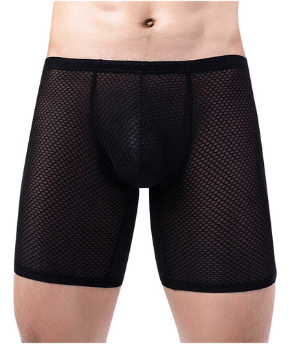 Calzoncillos D Para Hombre, Pantalones Cortos De Malla Trans