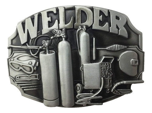 Welder - Hebilla Para Cinturón (electricidad, Soldadura)