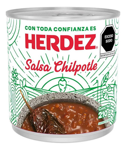 2 Pza Salsa Herdez Chilpotle 210 G