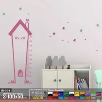 Comprar Vinilos Decorativos Medidores Casa Niña Estrellas Calcomania