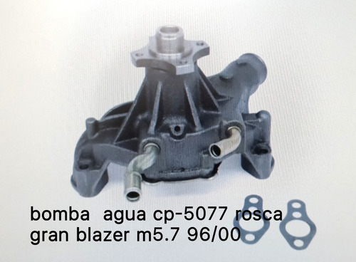 Bomba Agua Chevrolet Blazer 262 Vortec 4.3 Silverado 5.7