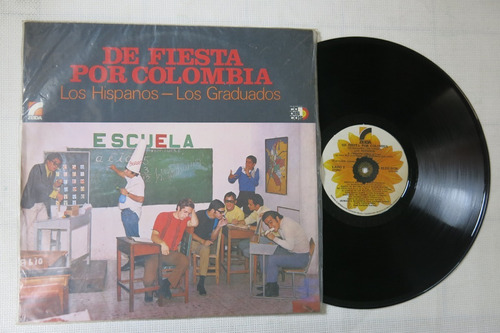 Vinyl Vinilo Lp Acetato Los Hispanos De Fiesta Por Colombia 