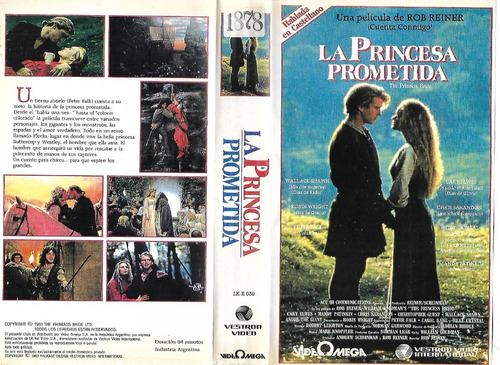 La Princesa Prometida Vhs The Princess Bride Castellano