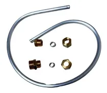 Comprar Kit Conexión Termotanque + 1 Mt Caño Aluminio 3\u002F8 + Tuercas