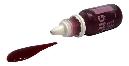 Imagem 2 de 7 de Sangue Falso Vermelho 15 Ml Maquiagem Halloween