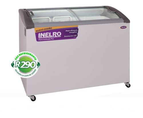 Freezer Exhibidor Inelro 350 Pi Plus Luz Led Envio Gratis