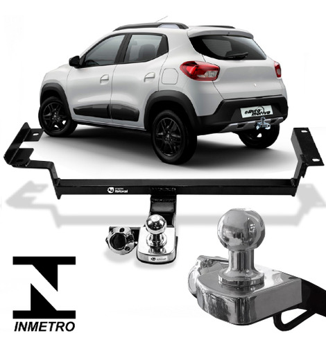 Reboque Engate Renault Kwid 2017 A 2021 Reforcel 500kg