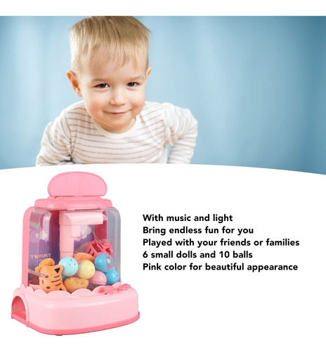 Mini Máquina De Garras Con Peluches Y Gashapon Para Niños