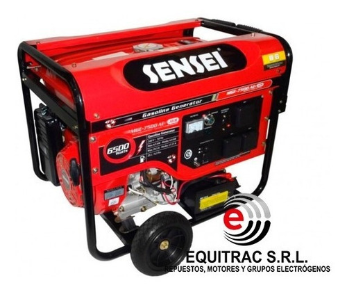 Grupo Electrogeno Sensei Mge 7500aeavr- Equitrac V.luzuriaga