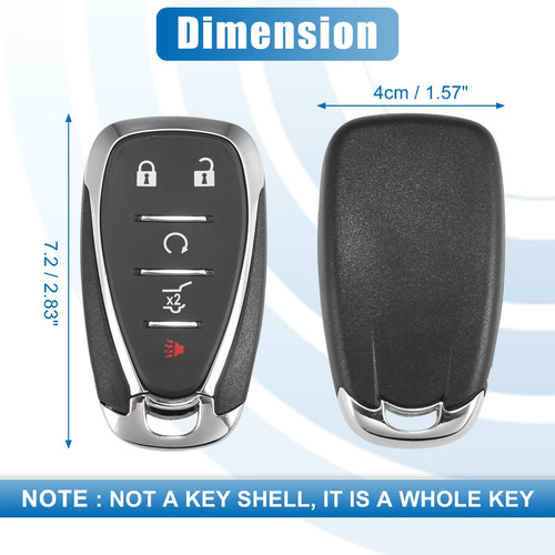 Llave Control Remoto For Chevrolet Traverse 2018-2020 433mhz