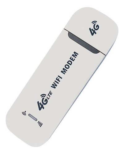Modem Mini Roteador 4g Lte Wifi Usb Chip C/ Cor Branco