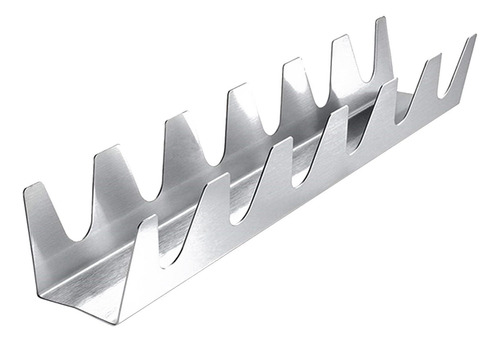 Soporte De Taco De Acero Inoxidable Plateado Soporte Placa