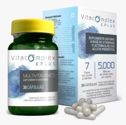 Pack 3 Meses! Vitacomplex C Plus Probiótico - 7 Cepas