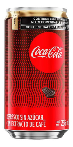 Refresco Coca Cola Con Café Vainilla Lata 235ml