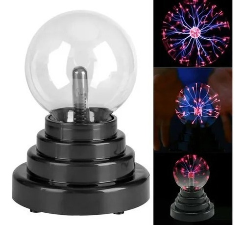 Imagen 3 de 9 de Lampara Plasma Magica Electromagnetica Bola Magica Usb Pila