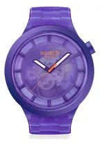 Comprar Reloj Swatch Purple Joy Sb05v103 Correa Púrpura Bisel Púrpura Fondo Púrpura