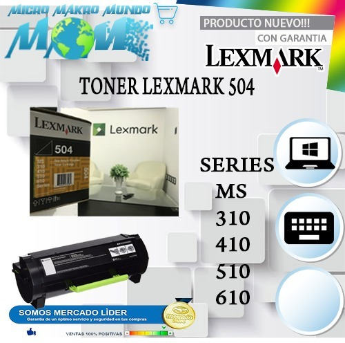 Toner Para Impresora Lexmark Original 504