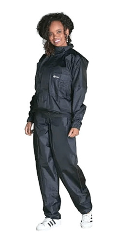Imagem 2 de 6 de Capa De Chuva Alba Europa Nylon Moto Moqueiro Motociclista M