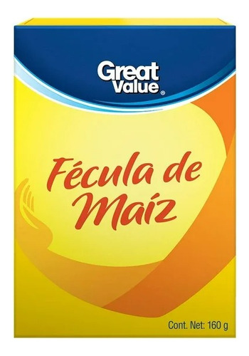 2 Pza Fécula De Maíz Great Value 160 G