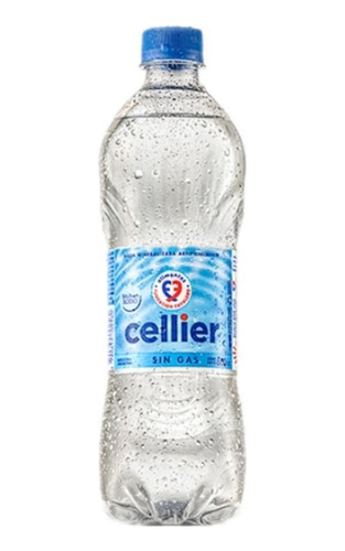 Agua Mineral Cellier Sin Gas 600ml Pack X9 Unidades