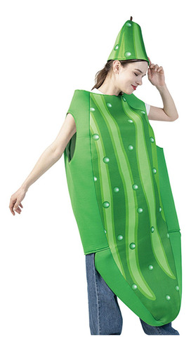 Cucumber Cosplay Costume Lightweight Men Women Halloween