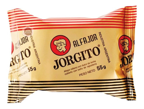 Alfajor Jorgito Chocolate 24un  - Barata La Golosineria