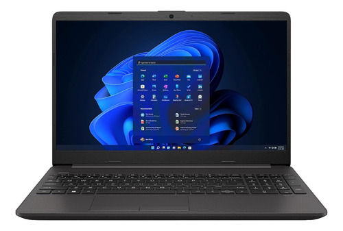Notebook HP 250 G9 7C6J8LA negra Intel Core i7 1255U  64GB de RAM 2TB SSD, NVIDIA GeForce MX550 60 Hz 1366x768px