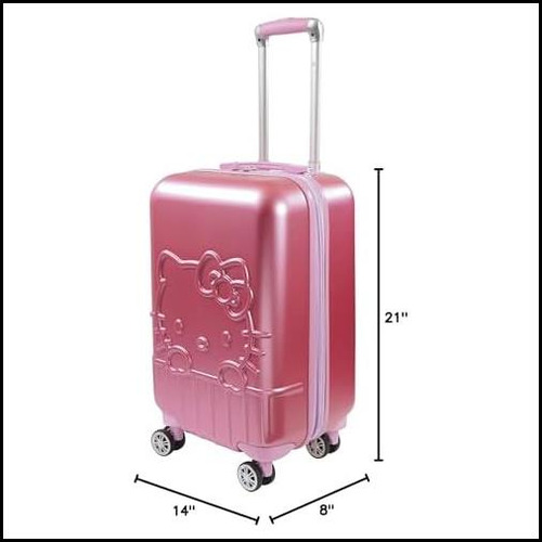 Equipaje De Mano Completo De Hello Kitty, Maleta Enrollada M