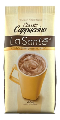 Cappuccino Classic Blend Tradicional Em Pó 200g La Santé