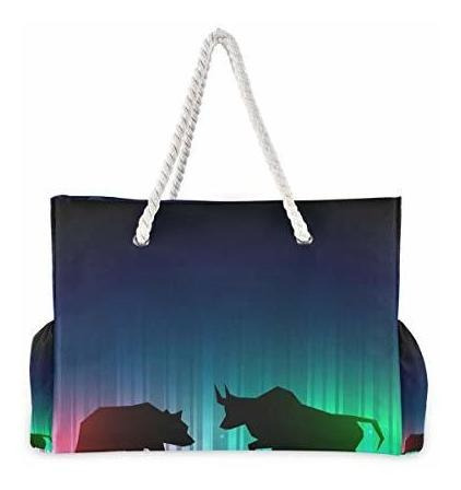 Bull And Bear Waterproof Large Tote Bag Sho Bolso De Viaje 