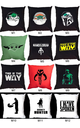 Imagen 3 de 10 de Almohadones Estampas Cine Series Lost Harry Potter Star Wars