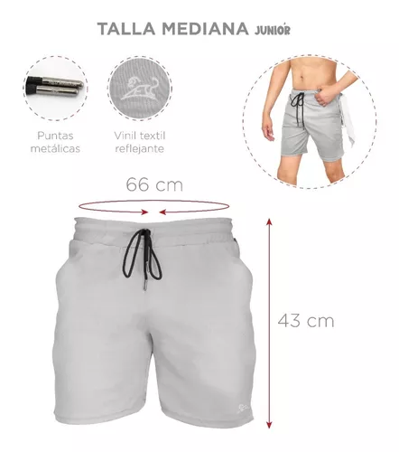 Short Deportivo Hombre Red Baboon Fit Gray Short Deportivo Ajustable M