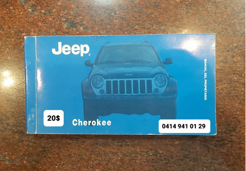 Manual De Usuario Jeep Cherokee Liberty Kj Original Usado