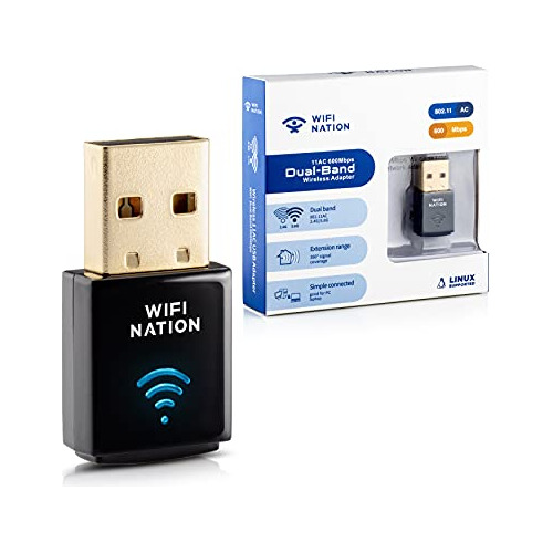 Adaptador Wifi Nation Wifi Dongle Mini 802.11ac Ac600 Usb Wi