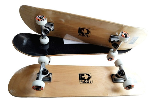 Imagen 3 de 5 de Tabla Skate Patineta Pino Canadiense 100% 7 Capas Diseños