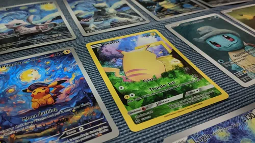 Kit Pikachu With The Starry Night +17 Cards Pokémon Van Gogh