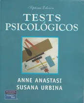 Comprar Tests Psicologicos Anne Anastasi Edicion 7ª