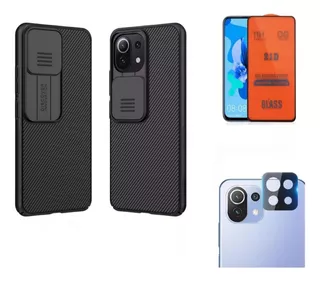 Case Nillkin Para Xiaomi Mi 11 Lite + Mica Pantalla Y Cámara