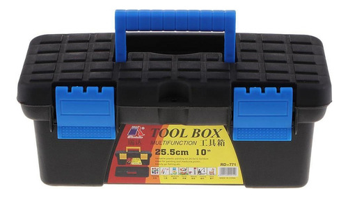 Caja De Almacenamiento Doble Capa Con Portátil Organizador