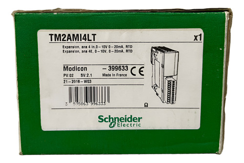 Modulo De Entrada Analógica 4 X V/i / Rtd - Tm2ami4lt