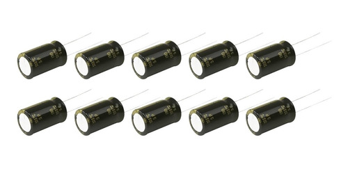 Kit 10 Capacitor 22 X 250 Para Corneta Driver Preto 147/j