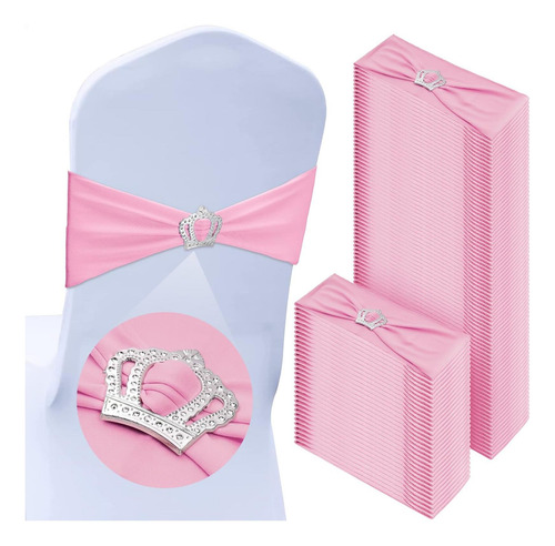 Cinnvoice 150 Pcs Sillas Spandex Fajas De Silla Elástica Cub