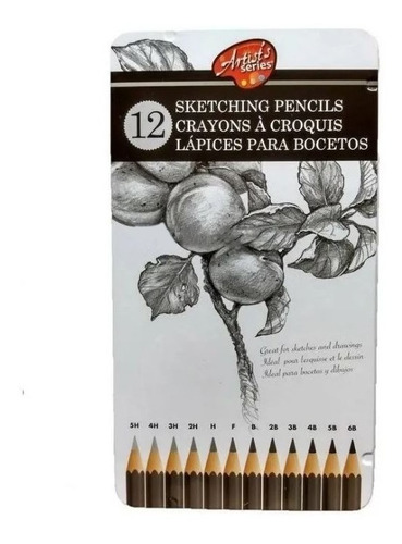Imagen 2 de 2 de 12 Lapices Para Bocetos Artist'