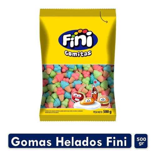 Gomas Helados Ice Cream 500gr Fini Bolsa - Kg a $30